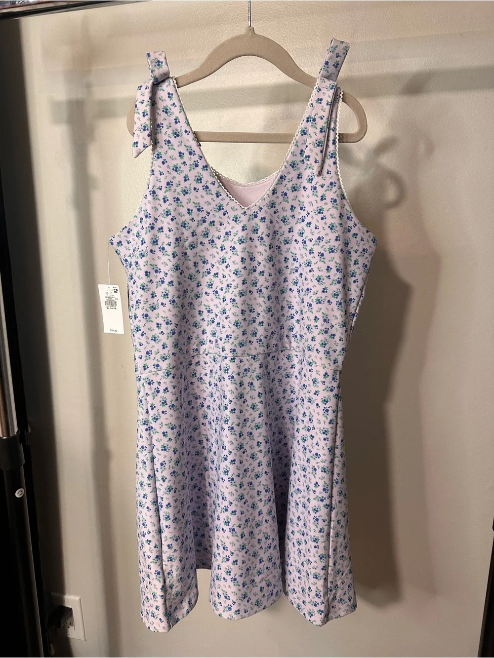 Old Navy Light Pink Active Dress with Lace Trim